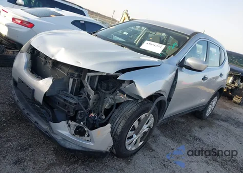 2016 Nissan Rogue S из США, поврежденный, VIN KNMAT2MV9GP624006